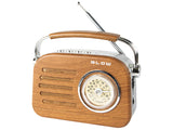 BLOW 77-532# radio Bærbar Analog Træ