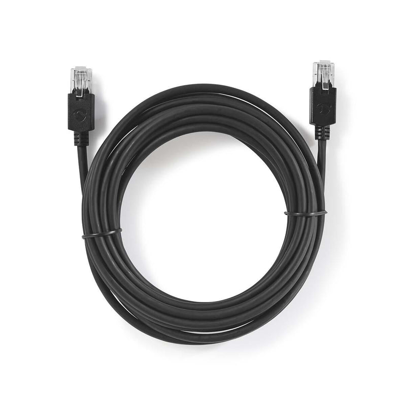Nedis CCBW85210AT50 netværkskabel Sort 5 m Cat6 F/UTP (FTP)