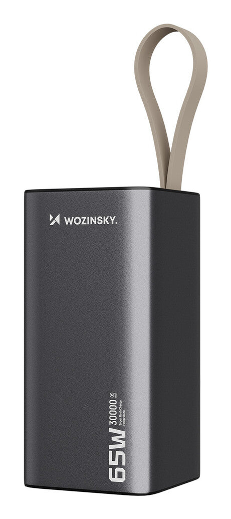 Wozinsky K65+ Lithium polymer (LiPo) 30000 mAh Grå