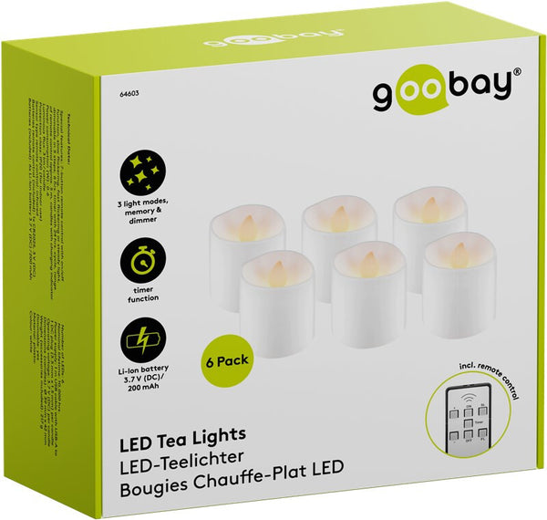 Goobay 64603 elektrisk stearinlys LED 0,6 W