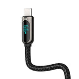 Baseus CASX020001 USB-kabel 1 m USB A USB C Sort