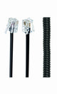 Gembird TC4P4CS-2M telefonkabel Sort