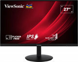 Viewsonic VG Series VG2709-2K-MHD-2 computerskærm 68,6 cm (27") 2560 x 1440 pixel Quad HD LED Sort