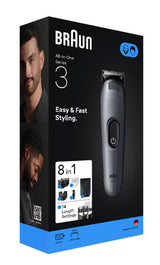 Braun AIO3540 skæg- og hårtrimmer Sort, Grå 14 Nikkel-Metalhydrid (NiMH)