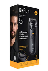 Braun BeardTrimmer 9 BT5520 skæg trimmer Batteri 40 2 cm Våd og tør Sort