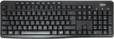 Inter-Tech 88884137 tastatur Mus inkluderet Hjemme/kontor USB QWERTZ Tysk Sort