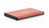Gembird EE2-U3S-3-P drevkabinet HDD kabinet Lyserød 2.5"