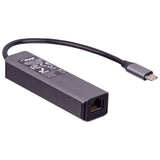 Akyga AK-AD-66 interface hub USB 3.2 Gen 1 (3.1 Gen 1) Type-C 1000 Mbit/s Sølv