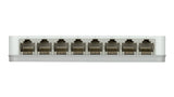 D-Link GO-SW-8G/E netværksswitch Ikke administreret Gigabit Ethernet (10/100/1000) Hvid