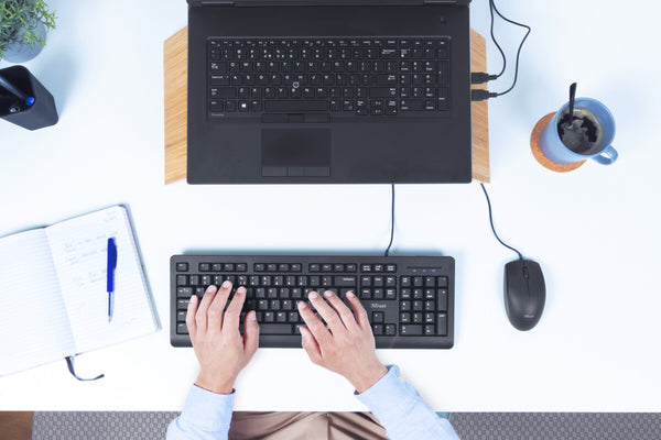 Trust Primo tastatur Universel USB Tysk Sort