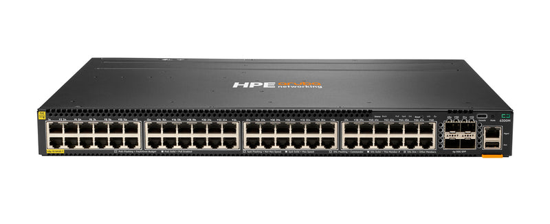 HPE Aruba Networking CX 6300M 48-port 1GbE Class 4 PoE and 4-port SFP56 Switch Administreret L3 Gigabit Ethernet (10/100/1000) Strøm over Ethernet (PoE) 1U Sort
