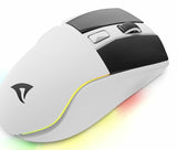 Sharkoon SGM50W mus Spil Højre hånd RF Wireless + USB Type-A Optisk 6400 dpi