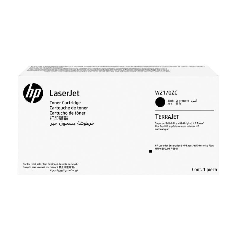 HP Original W2170ZC LaserJet-tonerpatron, sort kontrakt