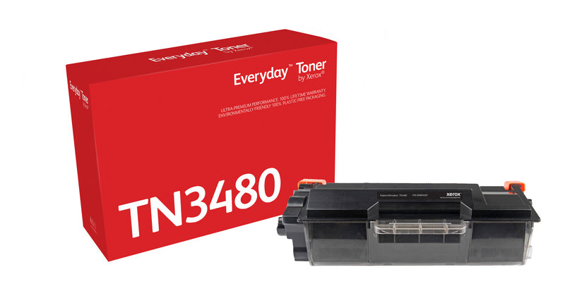 Everyday™ Mono Toner by Xerox compatible with Brother TN-3480, Standard kapacitet