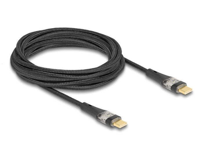 DeLOCK 80765 USB-kabel USB 2.0 3 m USB C 0,48 Gbit/sek. 100 W Sort