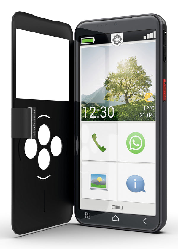 Emporia emporiaSMART.7lite 13,8 cm (5.45") Single SIM Android 15 4G USB Type-C 6 GB 128 GB 3500 mAh Sort