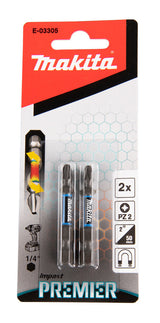 Makita E-03305 skruetrækker bit 2 stk