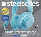 Steelseries Arctis Nova 3P Headset Trådløs Musik/hverdag Bluetooth Turkisfarve