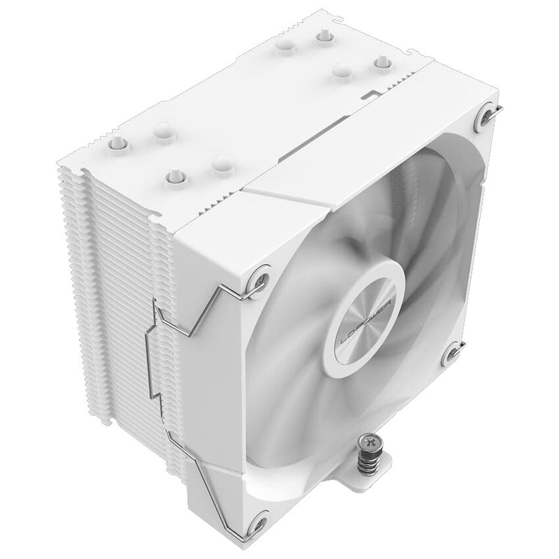 LC-Power LC-CC-120-W4 Computerkølesystem Processor Luftkøler 12 cm Hvid 1 stk