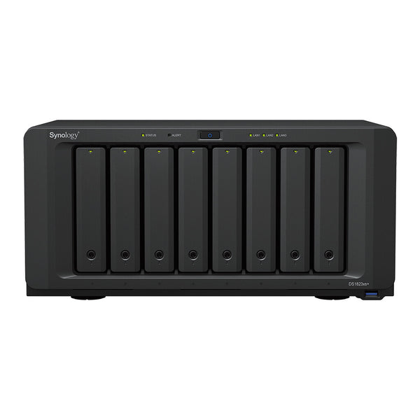 Synology DiskStation DS1823XS+ NAS & lagringsserver Tower Ryzen Embedded V1780B 8 GB DDR4 0 TB DiskStation Manager Sort