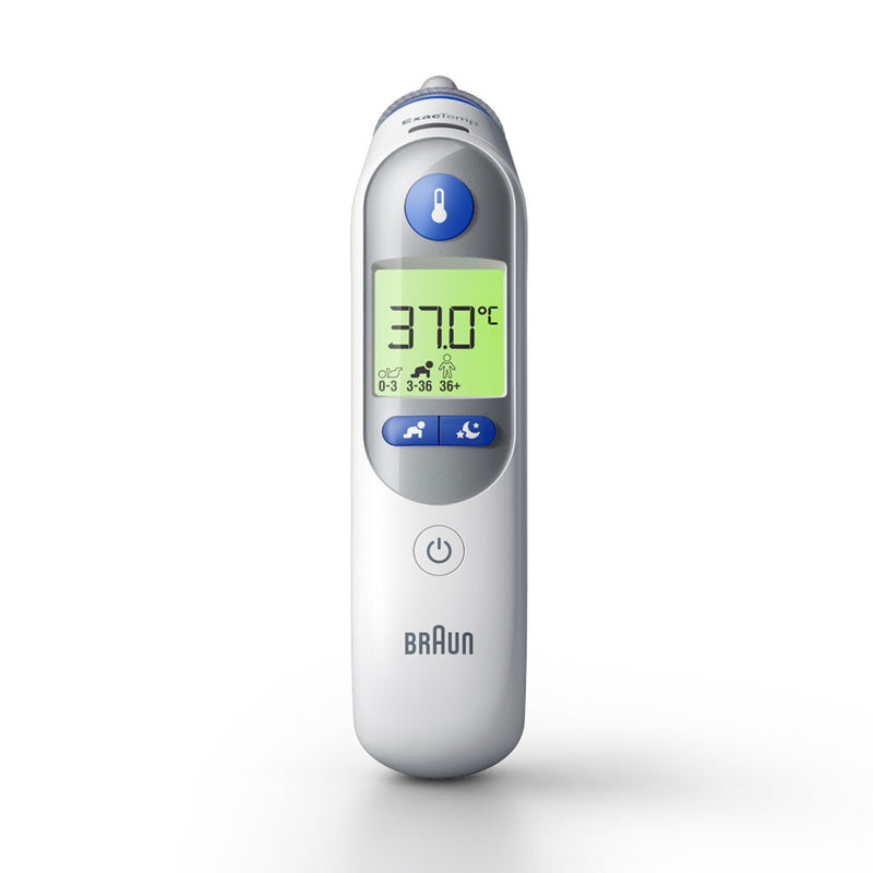 Braun IRT6525 digital kropstermometer Kontakttemperatur Hvid Øre Knapper