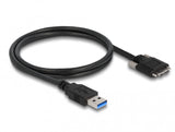 DeLOCK 87799 USB-kabel USB 3.2 Gen 1 (3.1 Gen 1) 1 m USB A Micro-USB B 5 Gbit/sek. Sort