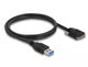 DeLOCK 87799 USB-kabel USB 3.2 Gen 1 (3.1 Gen 1) 1 m USB A Micro-USB B 5 Gbit/sek. Sort