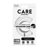 PanzerGlass CARE™ by ® Case Transparent m. Sølv Kickstand & MagSafe iPhone 16