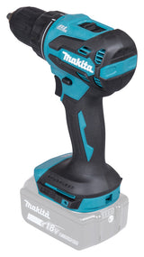 Makita DDF490Z bor 1900 rpm Nøglefri 1,7 kg Blå, Sort