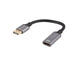 Lanberg AD-DP-HD-02 videokabel adapter 0,2 m DisplayPort HDMI Sølv
