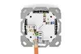Digitus DN-9010/8-1 stikkontakt RJ-45 Hvid