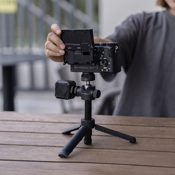 PGYTECH P-GM-218 kamerastativ Actionkamera 3 ben Sort
