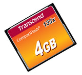 Transcend TS4GCF133 hukommelseskort 4 GB CompactFlash MLC