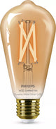 Philips Intelligent LED Filament ST64 pære, E27 fatning, 640 lm