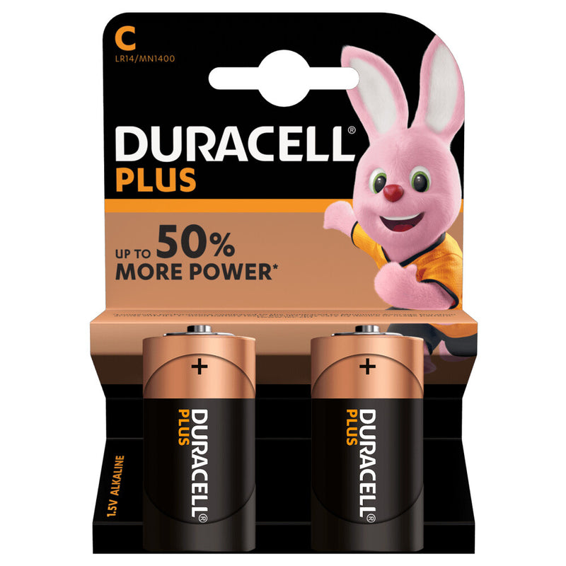 Duracell Plus Engangsbatteri C Alkaline