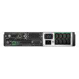 APC SMTL3000RMI2UCNC UPS-enhed Interaktivt indgangsstik 3 kVA 2700 W 9 AC stikkontakt(er)