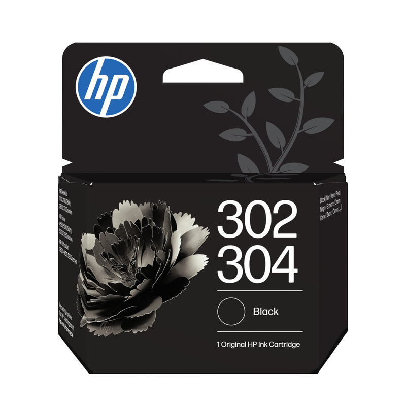HP Original 302/304-blækpatron, sort