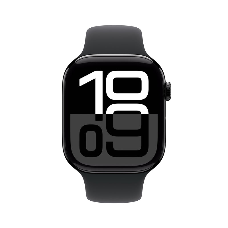 Apple Watch Series 10 OLED 46 mm Digital 416 x 496 pixel Berøringsskærm 4G Sort Wi-Fi GPS (satellit)