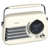 Savio RS-04 radio Bærbar Analog & digital Beige, Sort