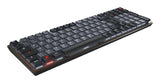 CHERRY KW 550 MX LP tastatur Hjemme/kontor USB + Bluetooth QWERTZ Tysk Sort