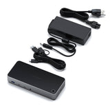 Satechi Triple 4K Display Ledningsført Dock Sort, Sølv