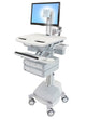 Ergotron StyleView Aluminium, Grå, Hvid Fladt panel Multimedie kurv