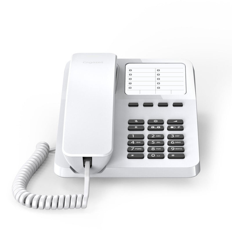 Gigaset DESK 400 Analog telefon Hvid