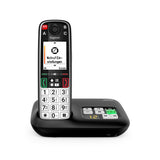 Gigaset EASY 500A Analog/DECT-telefon Nummervisning Sort, Sølv