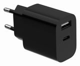 Gembird GMB Audio TA-UC-2AC12-01-BK oplader til mobil enhed Universel Sort Vekselstrøm Indendørs