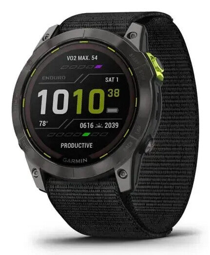 Garmin Enduro 2 3,56 cm (1.4") MIP 35 mm Digital 280 x 280 pixel Berøringsskærm Grå Wi-Fi GPS (satellit)