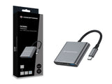 Conceptronic DONN18G dockingstation Ledningsført USB 3.2 Gen 1 (3.1 Gen 1) Type-C Grå