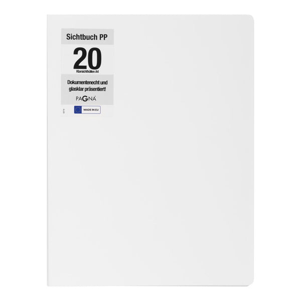 Pagna 21009-02 folder Polypropylen (PP) Hvid A4
