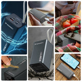Wozinsky K65+ Lithium polymer (LiPo) 30000 mAh Grå