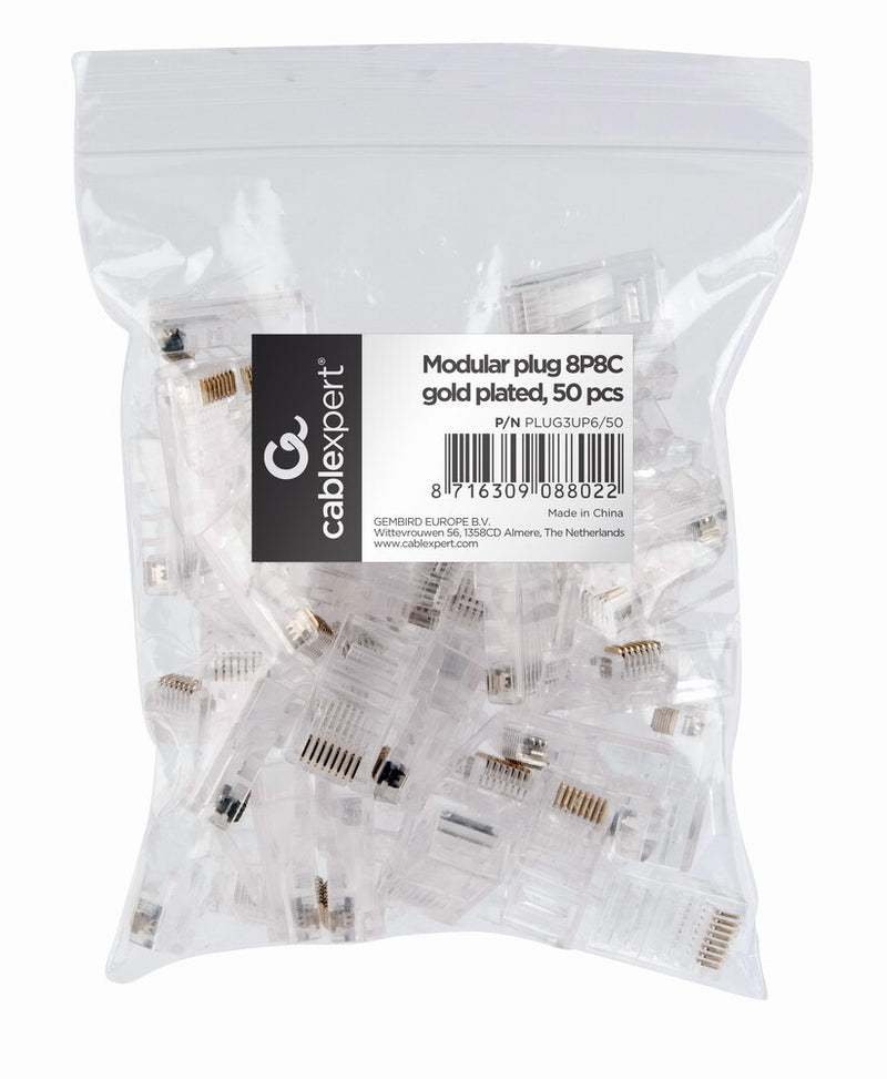 Gembird PLUG3UP6/50 kabelsamler RJ-45 Transparent